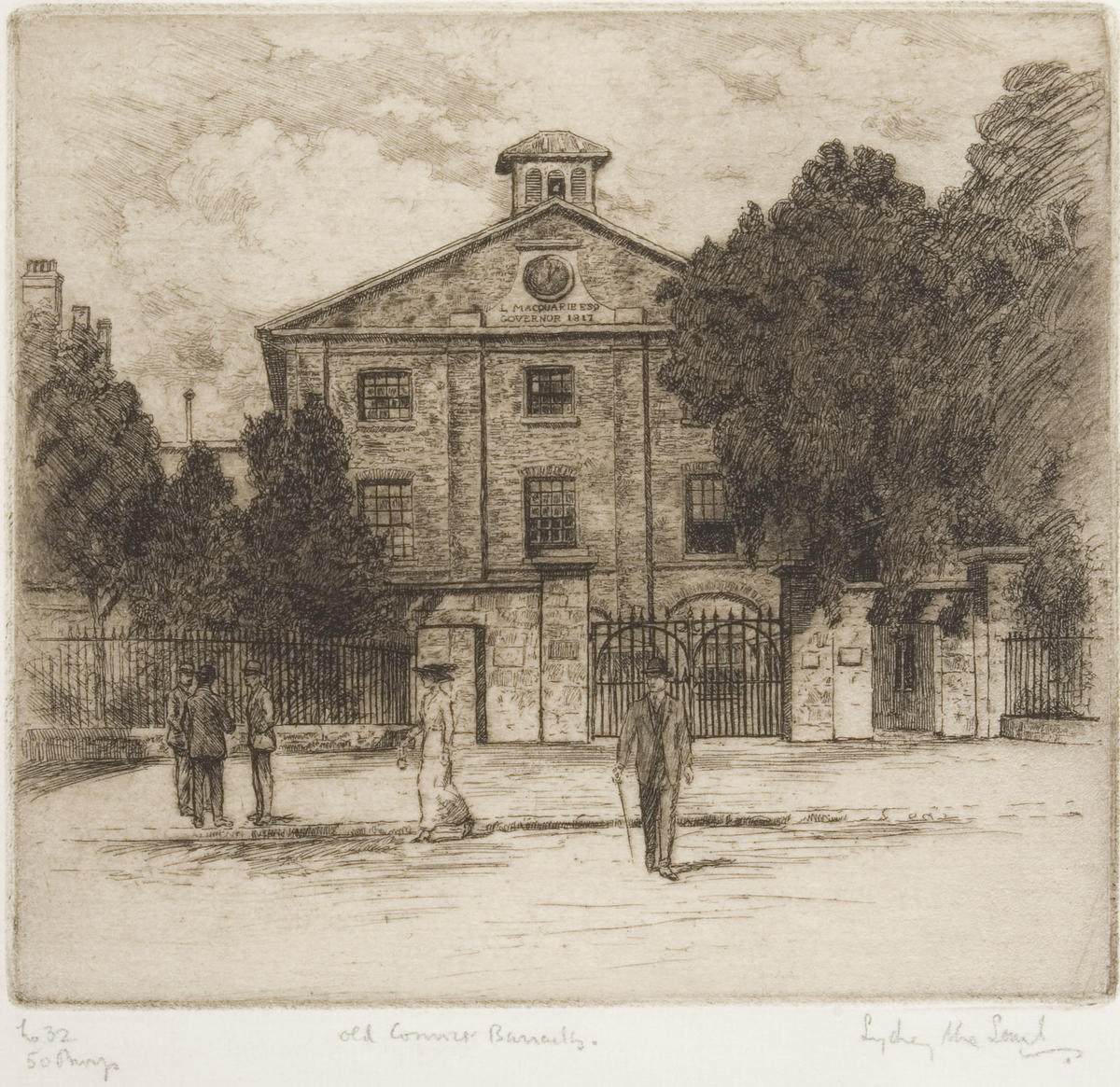 Etching Museums of History NSW